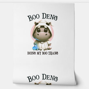 Niedlich BOO DENG Mein Moo Thang Halloween Kostüm Tapete