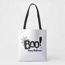 Niedlich "Boo!" Halloween Ghost Tote Bag