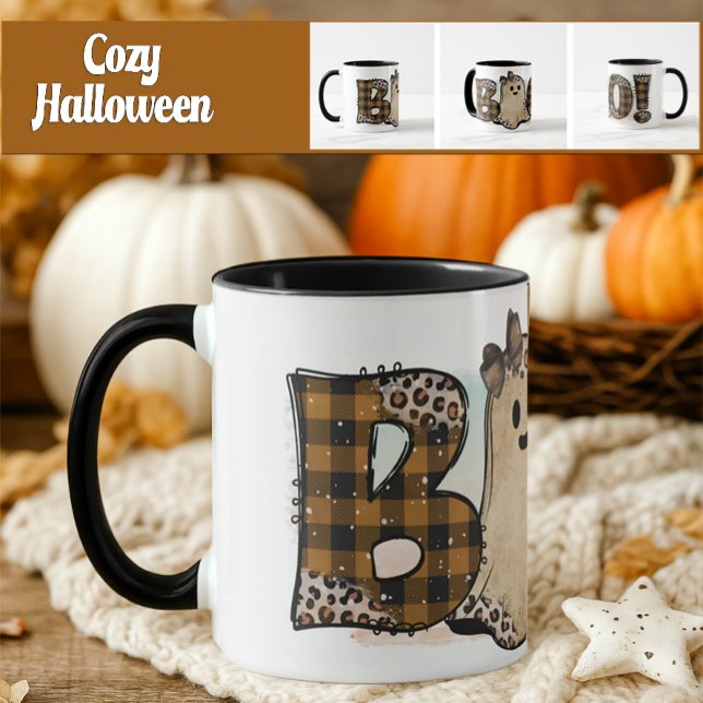 Niedlich Boo Halloween Tasse (Cozy Halloween Mug)