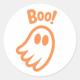 Niedlich Boo! - Kids Halloween Design Runder Aufkleber