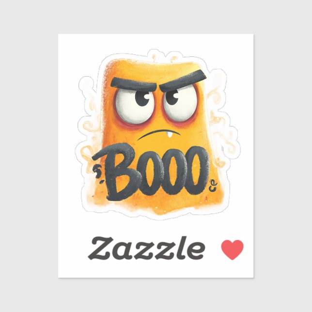 Niedlich Boo Vinyl Sticker | Sassy Ghost Decal | H (Blatt)