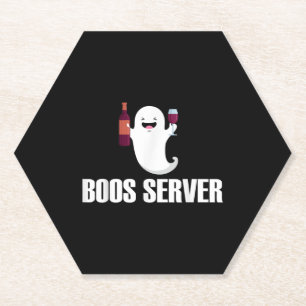 Niedlich Boos Server Barkeeper Bedienung Halloween Untersetzer