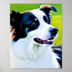 Niedlich Border Collie Poster
