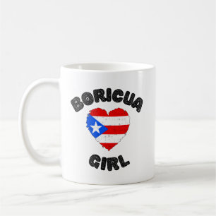 Niedlich Boricua Girl Puerto Rico Niedlich Kaffeetasse
