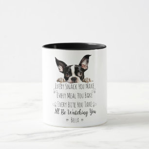 Niedlich Boston Terrier Dog Funny Custom Tasse