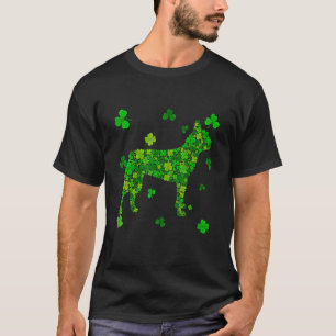 Niedlich Boston Terrier Dog Kleeblatt Irish St Pat T-Shirt