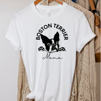 Niedlich Boston Terrier Mama Dog T - Shirt