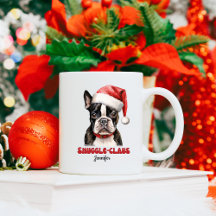 Niedlich Boston Terrier Weihnachten Personalisiert