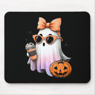 Niedlich Bougie Ghost Kaffee Pumpkin Spooky Season Mousepad