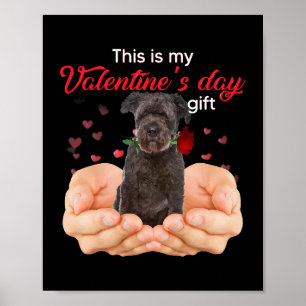 Niedlich Bouvier des Flandres Dies ist meine Valen Poster