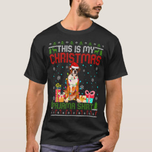 Niedlich Boxer Das ist mein Weihnachts-Pajama T-Shirt