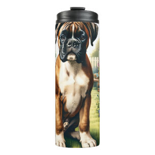 Niedlich Boxer Dog Thermosbecher