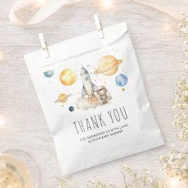 Niedlich Boy Astronaut Space Babydusche Danke Geschenktütchen