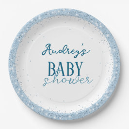 Niedlich Boy Baby Dusche Pappteller