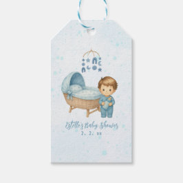 Niedlich Boy Blue Kinderzimmer Baby Dusche Geschenkanhänger