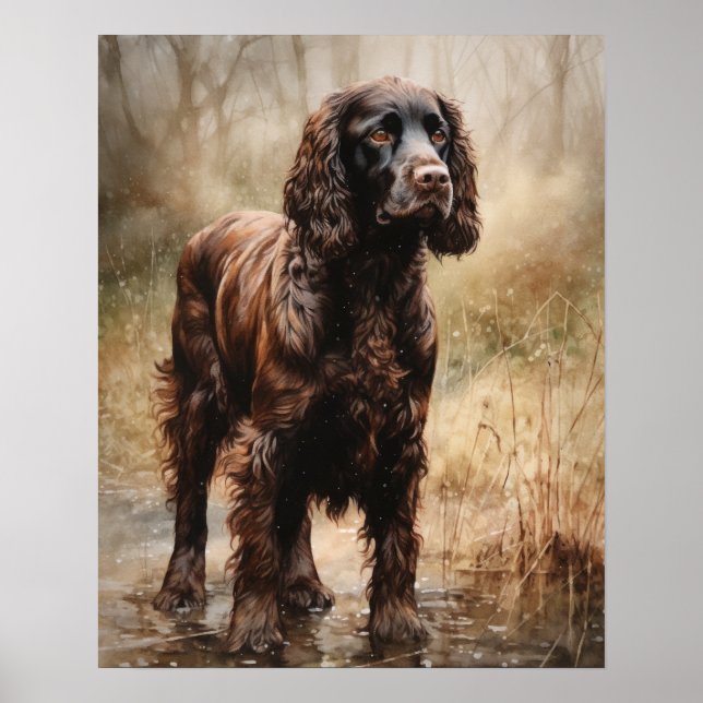 Niedlich Boykin Spaniel Dog Art Print Poster (Vorne)
