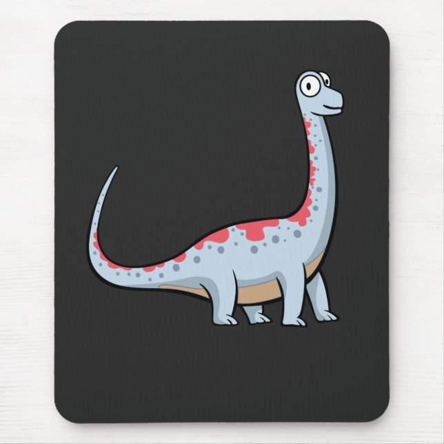 Niedlich Brachiosaurus Langes Nick Dinosaurier Mousepad (Vorne)