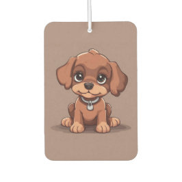 Niedlich-brauner Welpe Autolufterfrischer