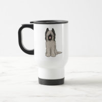 Niedlich Briard Cartoon Dog