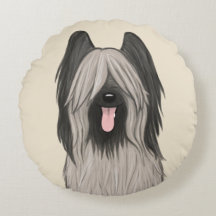 Niedlich Briard Cartoon Dog