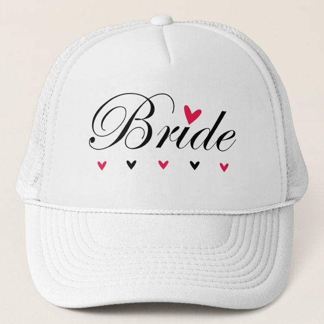 Niedlich Bride Hat Truckerkappe (Vorderseite)