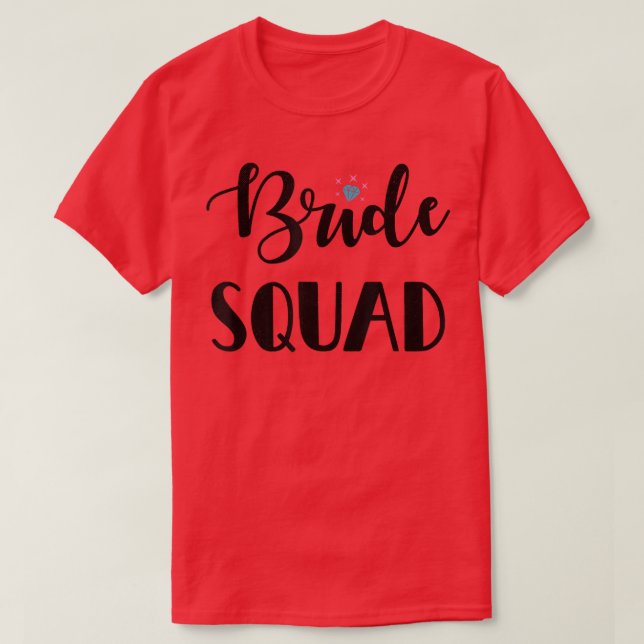 Niedlich Bridesmaid Junggeselinnen-Abschied Bride  T-Shirt (Design vorne)