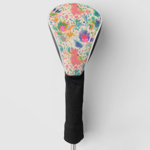 Niedlich Bright farbenfroh-braunes Muster Golf Headcover