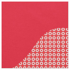 Niedlich Bright Red Gemustert Hearts Fabric Stoff