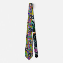 Niedlich Brindle French Bulldog Necktie