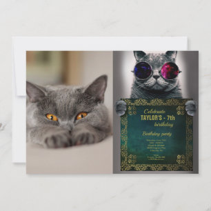 Niedlich British Shorthair Cat Einladung