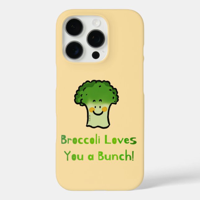 Niedlich Broccoli Pun Cartoon Design Case-Mate iPhone Hülle (Rückseite)