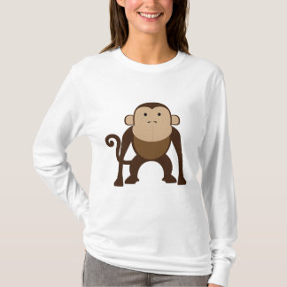 Niedlich-Brown-Affe T-Shirt
