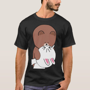 Niedlich Brown Bar Cony Bunny Rabbit   T-Shirt