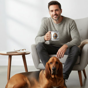 Niedlich Brown Bloodhound Morning Tasse