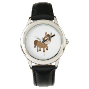 Niedlich Brown Horse Armbanduhr