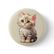 Niedlich Brown Kawaii Kitten