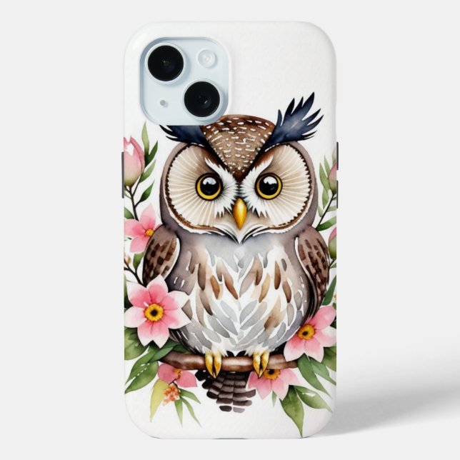 Niedlich Brown Owl iPhone / iPad Gehäuse Case-Mate iPhone Hülle (Rückseite)