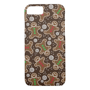 Niedlich Brown Red Green Christmas Lebkuchen Case-Mate iPhone Hülle