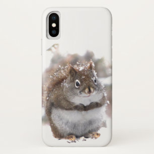 Niedlich Brown White Eichhörnchen Tieres iPhone X  Case-Mate iPhone Hülle