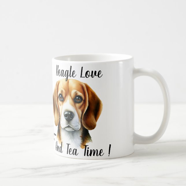 Niedlich Browns ''Beagle and Tee'' Kaffeetasse (Rechts)