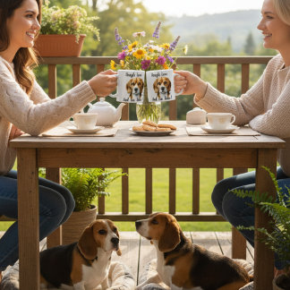 Niedlich Browns ''Beagle and Tee'' Kaffeetasse