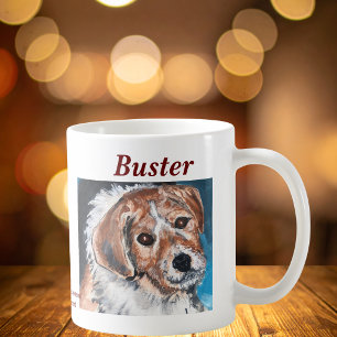 Niedlich Browns & Blacks PERSONALISIEREN Beagle Kaffeetasse