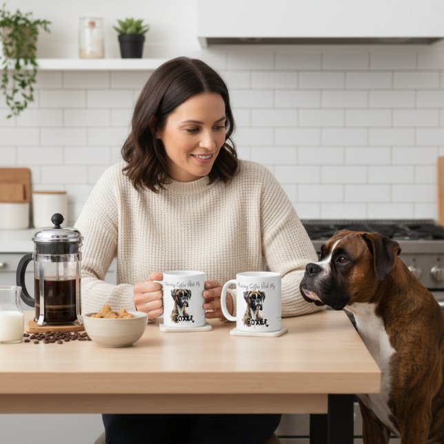 Niedlich Browns Boxer Tasse PERSONALISIEREN (Von Creator hochgeladen)