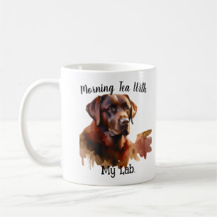 Niedlich Browns ''Morning Tee with My Labrador'' T Kaffeetasse