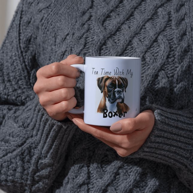 Niedlich Browns Tea Time mit meinem Boxer Kaffeetasse (Von Creator hochgeladen)