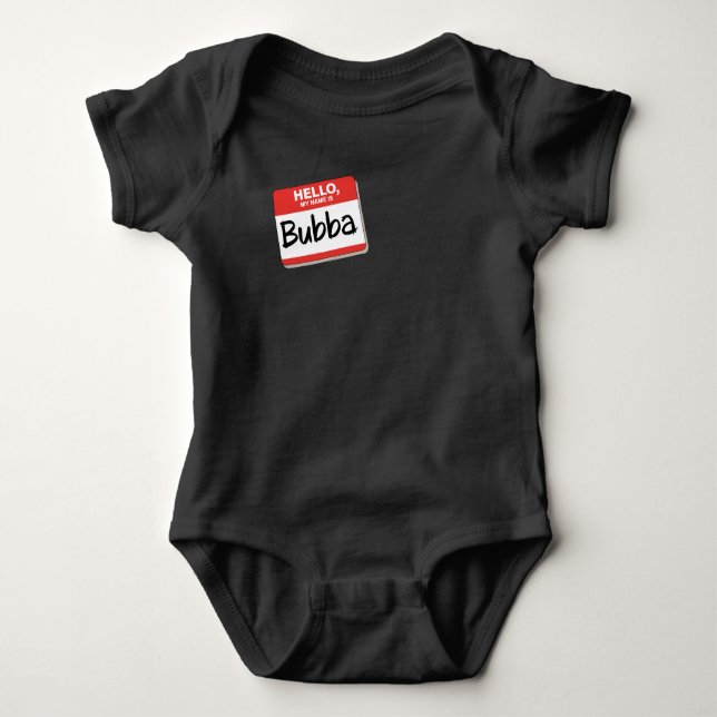 Niedlich Bubba Baby T - Shirt (Vorderseite)