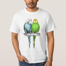 Niedlich Budgerigar Couple Budgies