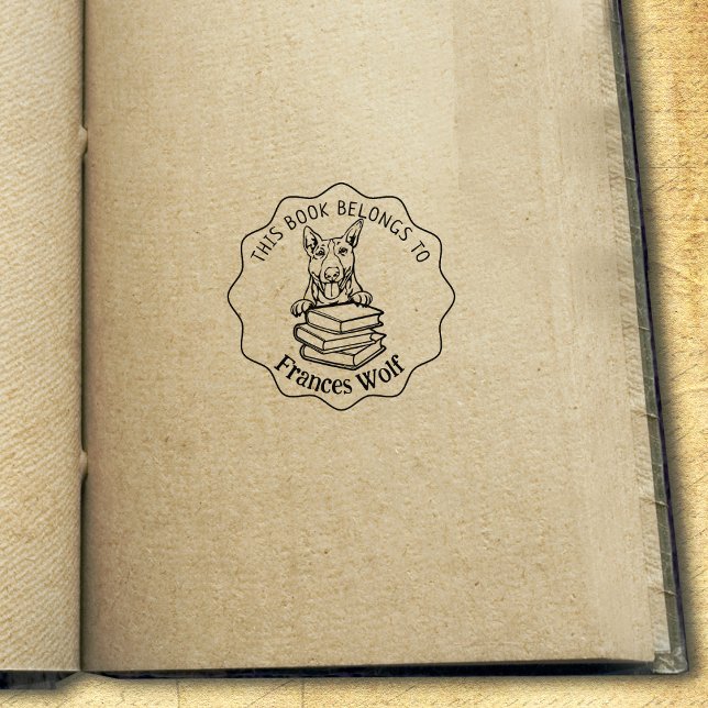 Niedlich Bull Terrier Dog Gummistempel (Von Creator hochgeladen)