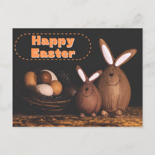 Niedlich Bunnies Happy Oaster Postcard Postkarte