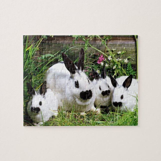 Niedlich Bunnies Puzzle (Horizontal)